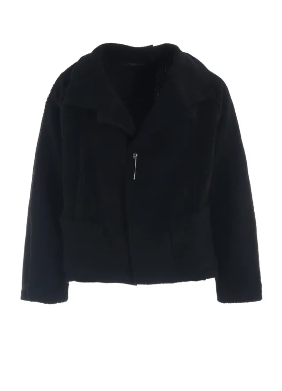 WOOL BREND PILE COAT WITH PIN sold by Yohji Yamamoto
