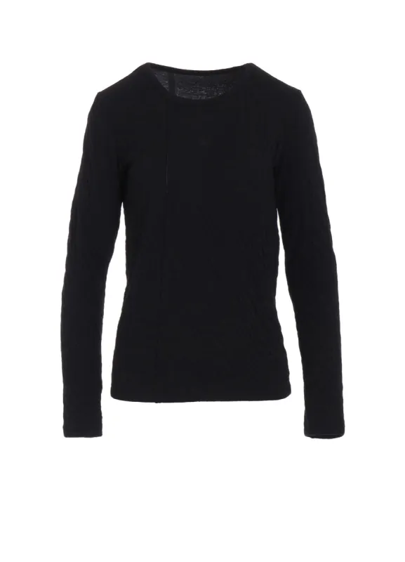 DOUBLE BINDING PANEL BLEED ROUND T sold by Yohji Yamamoto