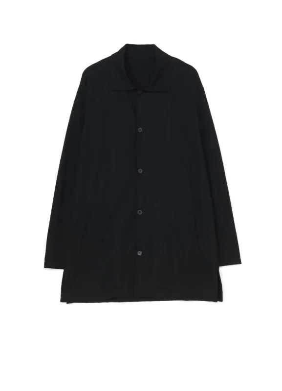 WASHABLE COTTON JERSEY LONG SHIRT CARDIGAN made by Yohji Yamamoto