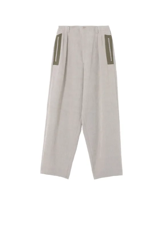 【PIECE UNIQUE/THE SHOP】HAND SPAN W/C SIDE PATCH PANTS sold by Yohji Yamamoto