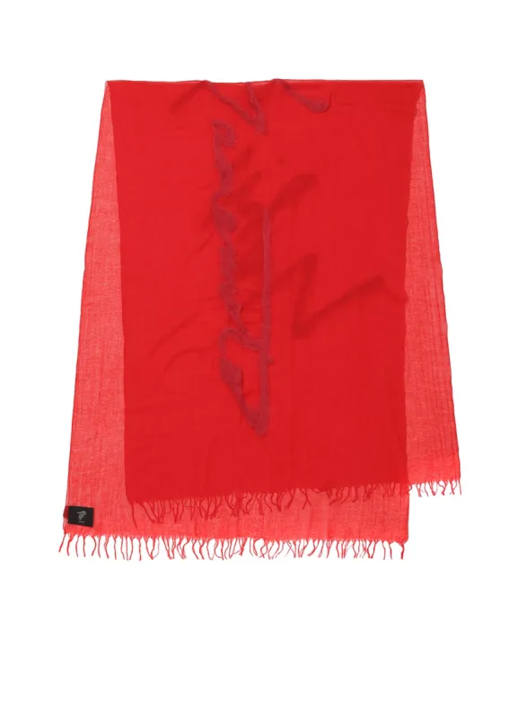 Signature stole sold by Yohji Yamamoto