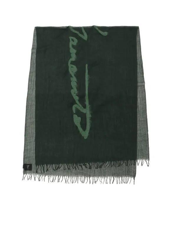 Signature stole sold by Yohji Yamamoto