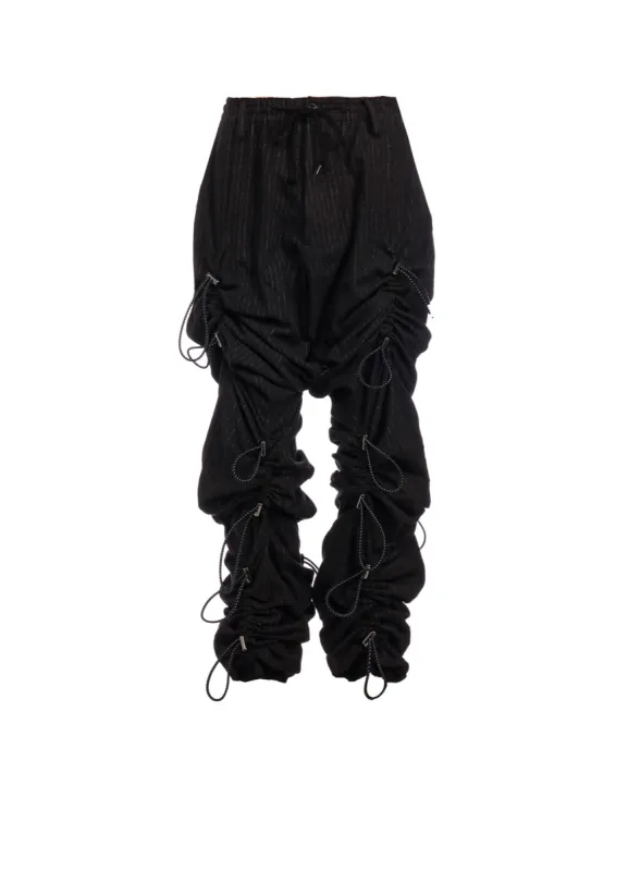 LOOSE ELASTIC PANTS WITH STRIPES sold by Yohji Yamamoto
