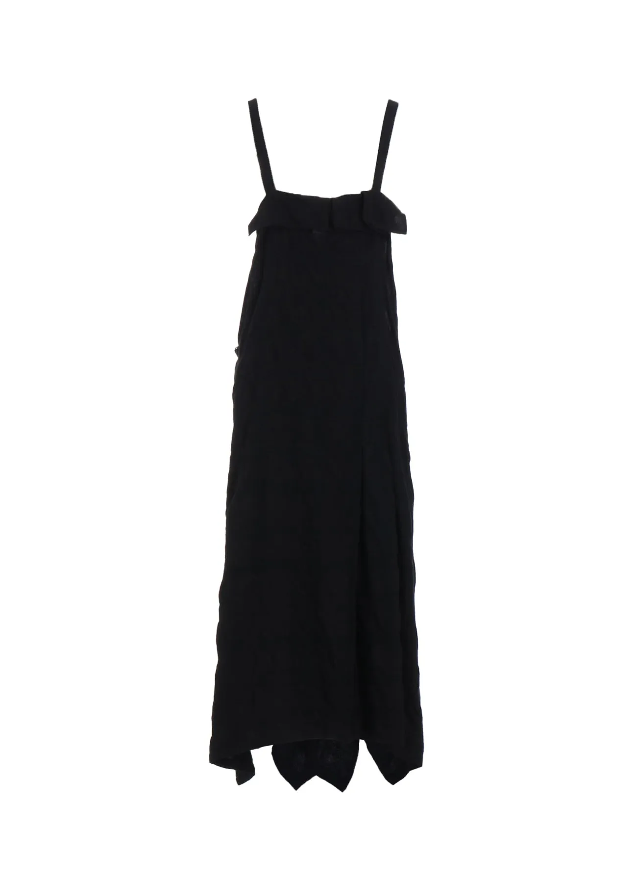FULLING FINISHED SHADOW CHECK PLEATED SHOULDER STRAP DRESS sold by Yohji Yamamoto