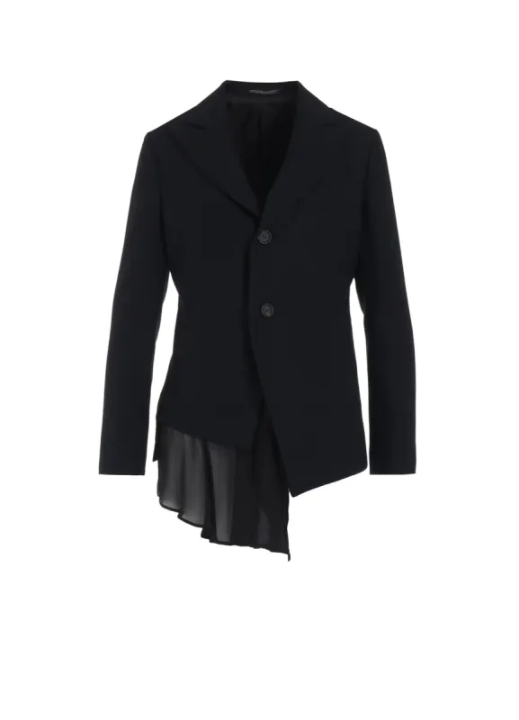MILLING SERGE DRAPED JACKET sold by Yohji Yamamoto