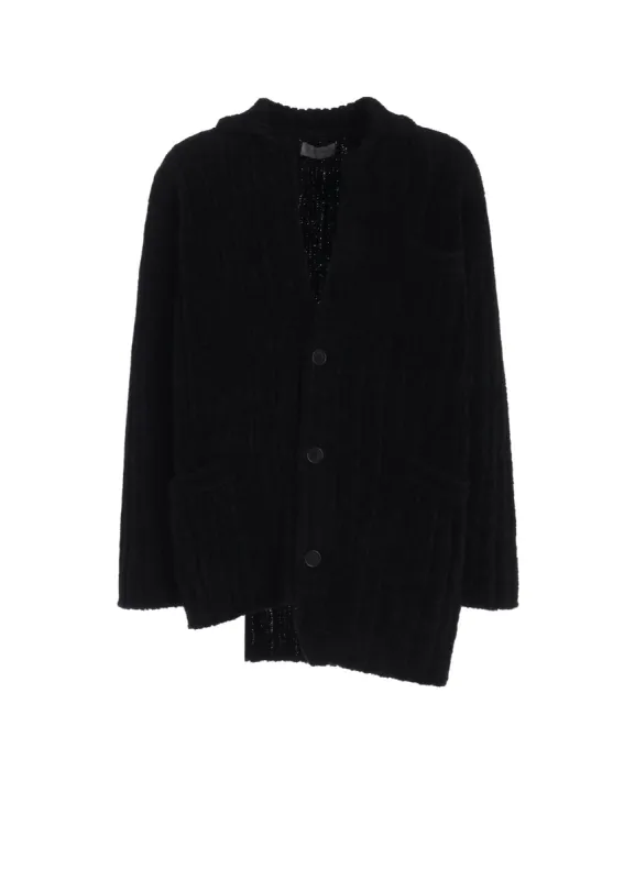 3G4 RIB 3BUTTON  DRIVERS KNIT CARDIGAN sold by Yohji Yamamoto