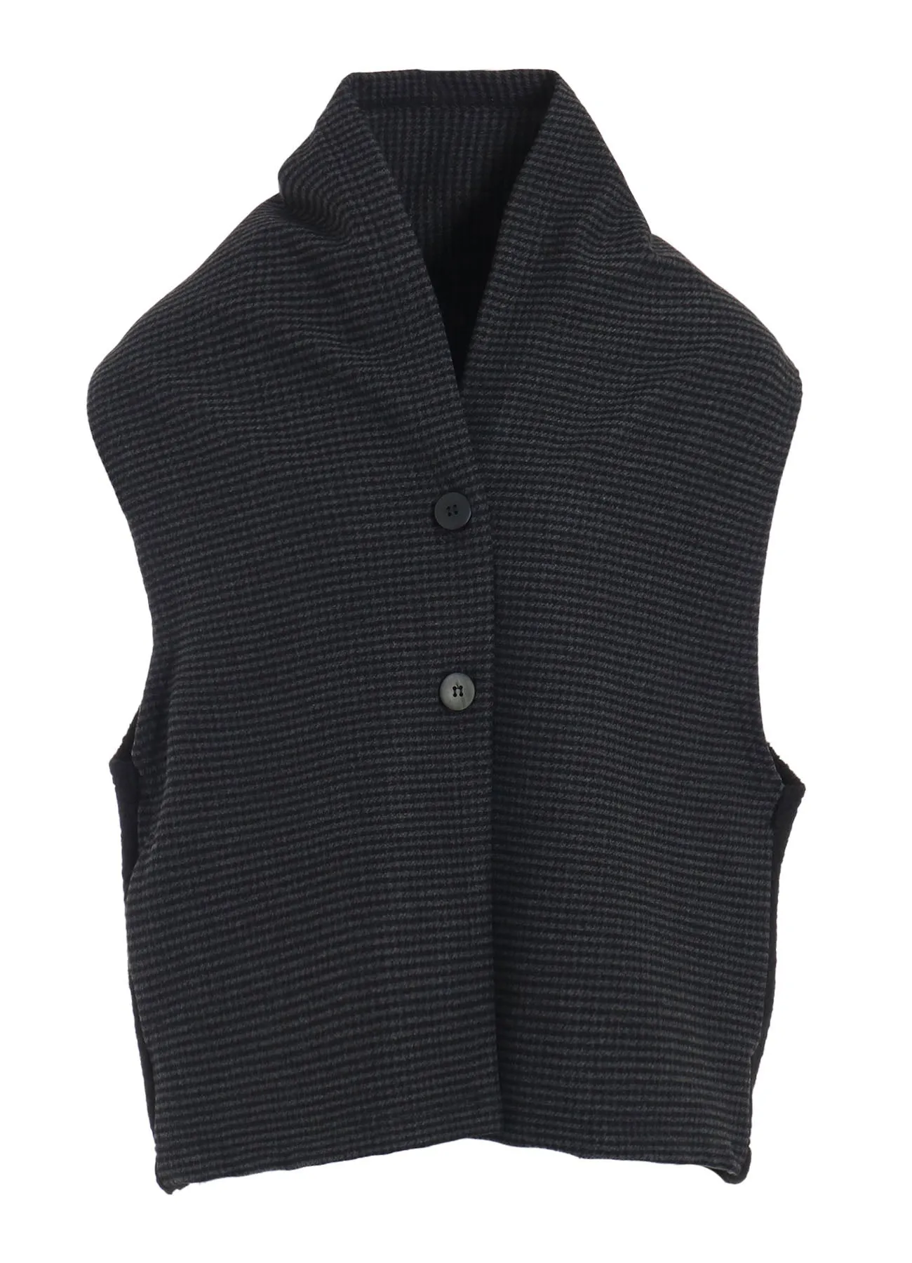PLAID VEST sold by Yohji Yamamoto product image thumbnail 2