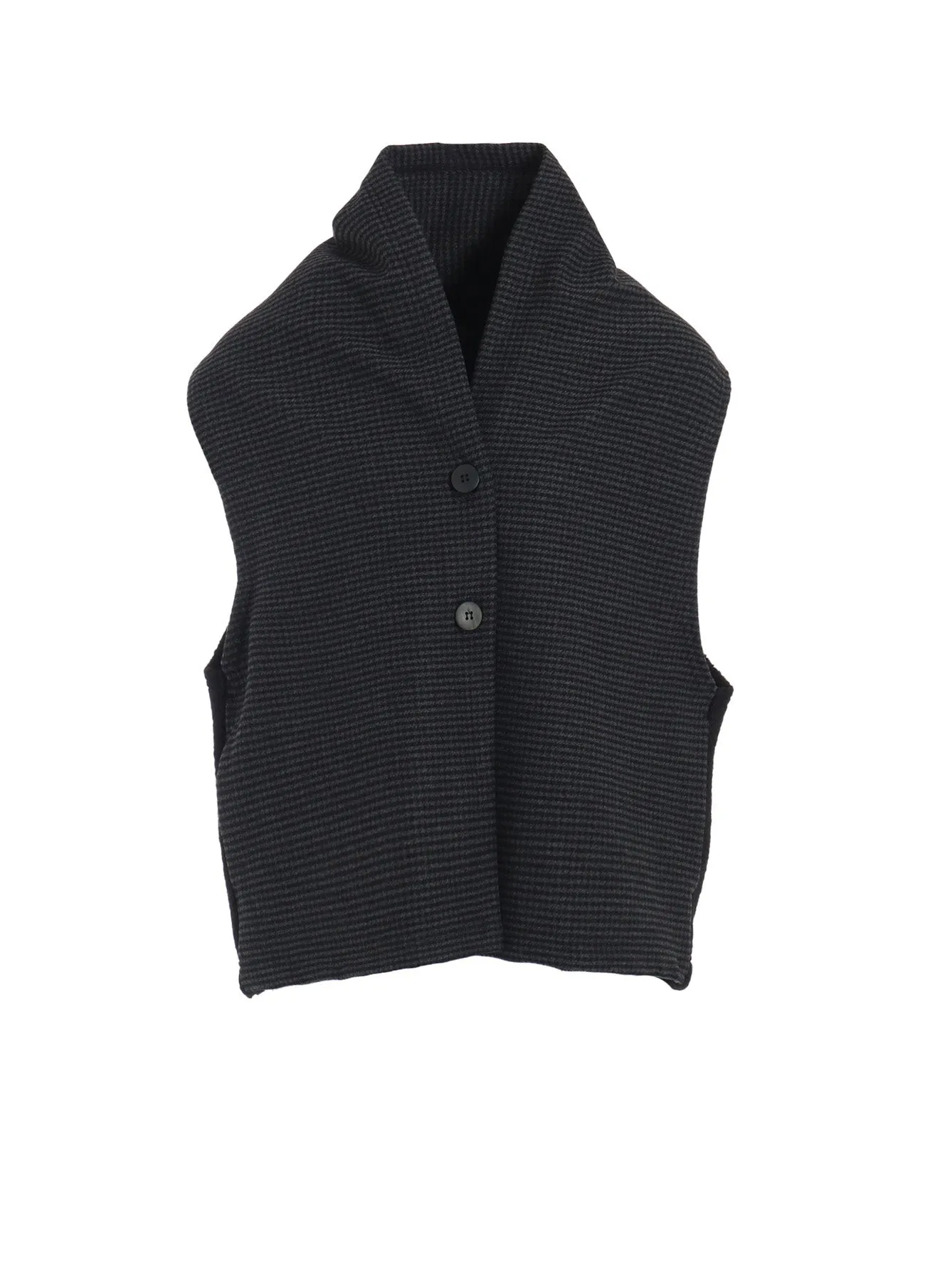 PLAID VEST sold by Yohji Yamamoto