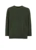 CASHMERE/EXTRA SUPER FINE WOOL ZIPPER CREW NECK KNIT sold by Yohji Yamamoto