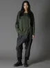 CASHMERE/EXTRA SUPER FINE WOOL ZIPPER CREW NECK KNIT sold by Yohji Yamamoto