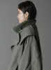 CASHMERE/EXTRA SUPER FINE WOOL ZIPPER NECK WARMERS sold by Yohji Yamamoto