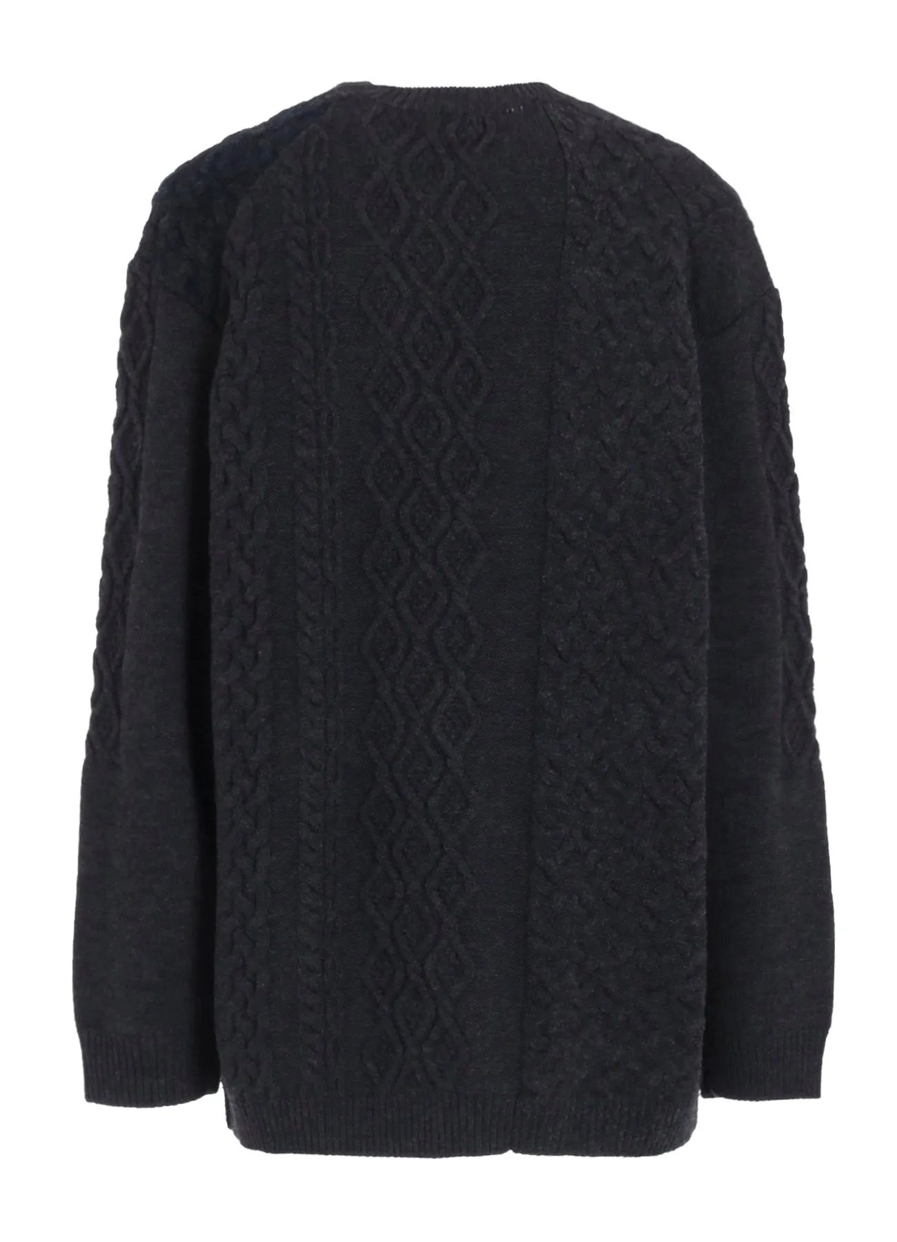 5G CROSS PATTERN SWITCHING ROUND NECK sold by Yohji Yamamoto product image thumbnail 4