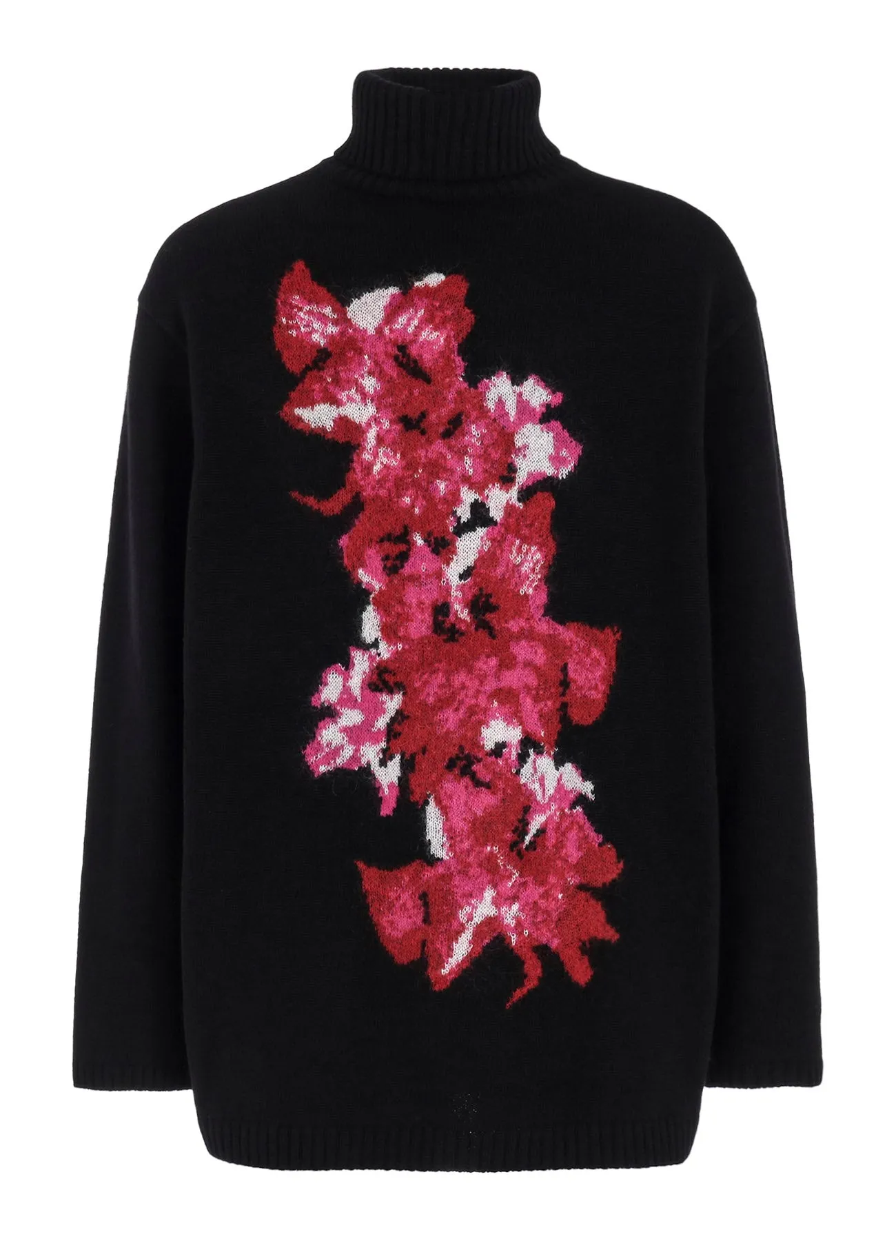 FLOWER DESIGNED TURTLE NECK KNIT sold by Yohji Yamamoto product image thumbnail 5