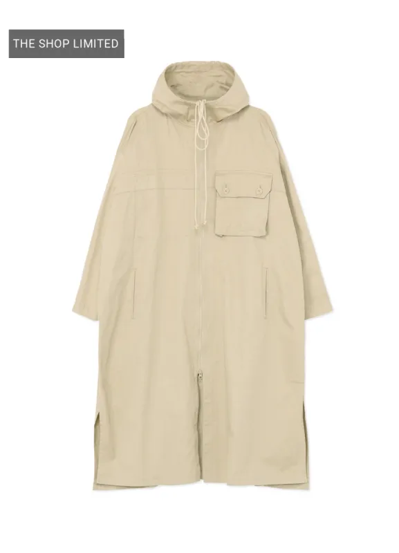 [Y's BORN PRODUCT] COTTON TWILL HOODED COAT made by Yohji Yamamoto