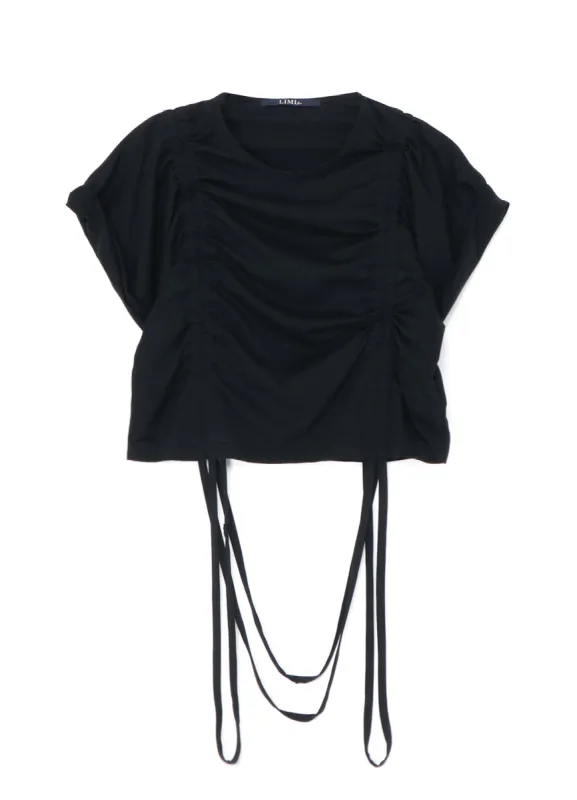 100/2　COTTON JERSEY GATHER T sold by Yohji Yamamoto