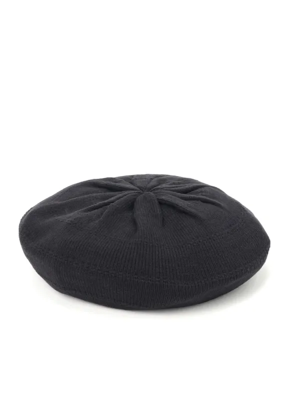 KNITTED BIG BERET sold by Yohji Yamamoto