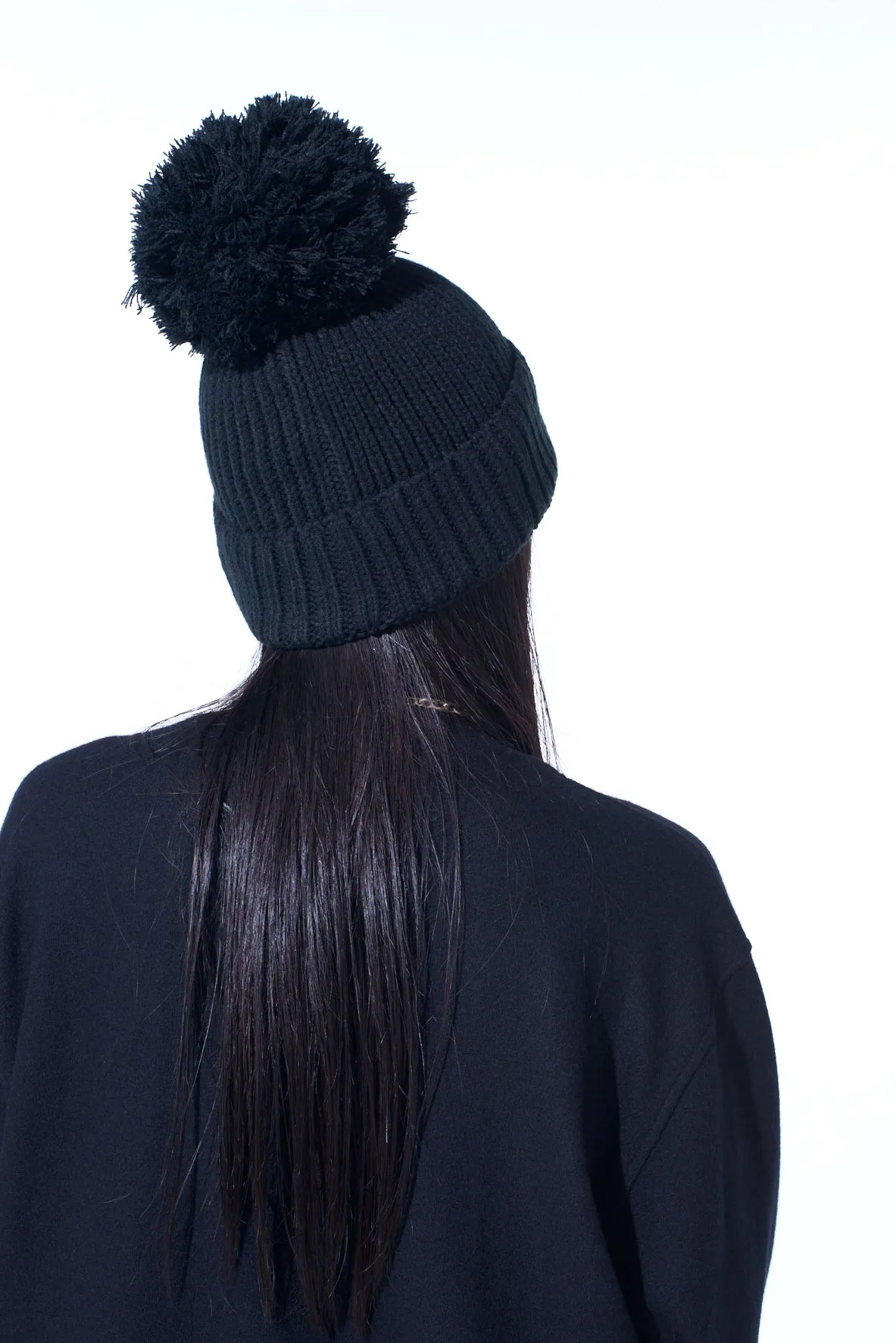 POM-POM KNIT CAP sold by Yohji Yamamoto product image thumbnail 5