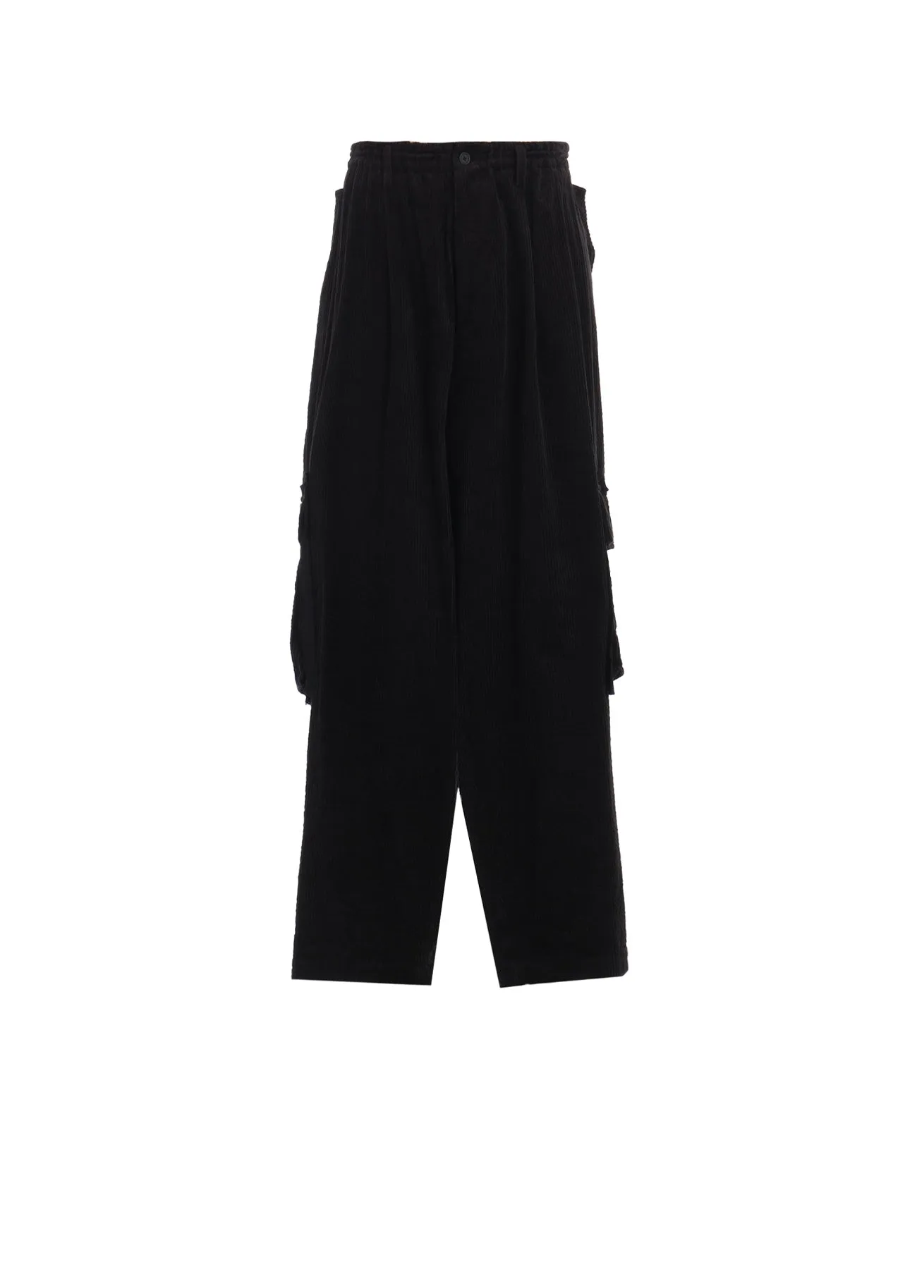 6W SOCCER CORDUROY TAPERED CARGO PANTS sold by Y's by Yohji Yamamoto