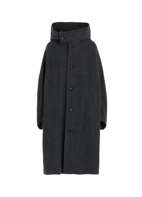 AIRY MOSSER LONG CAPE COAT sold by Yohji Yamamoto