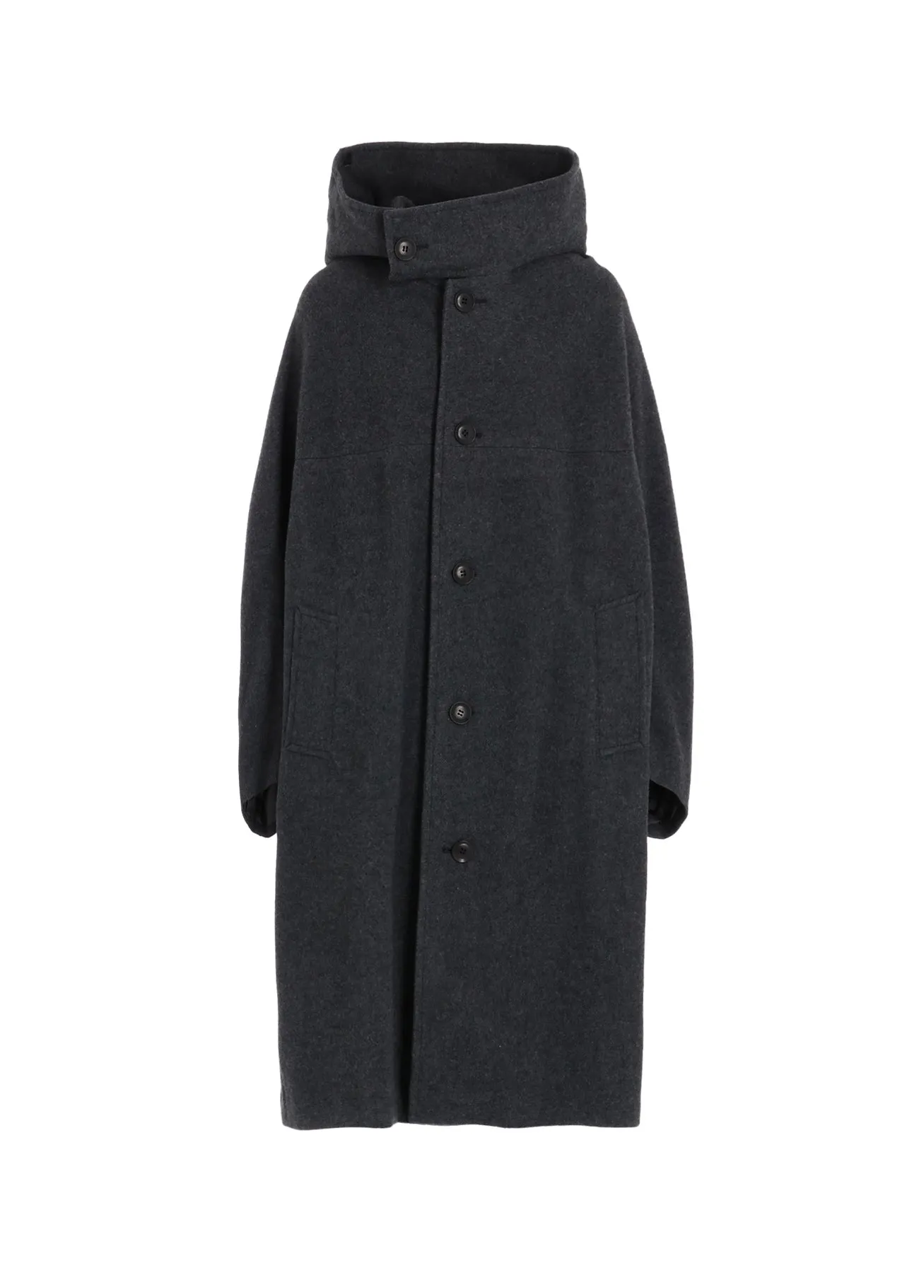 AIRY MOSSER LONG CAPE COAT sold by Yohji Yamamoto
