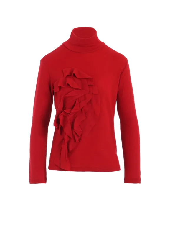 WOOL MOTIF TURTLE NECK LONG SLV sold by Yohji Yamamoto