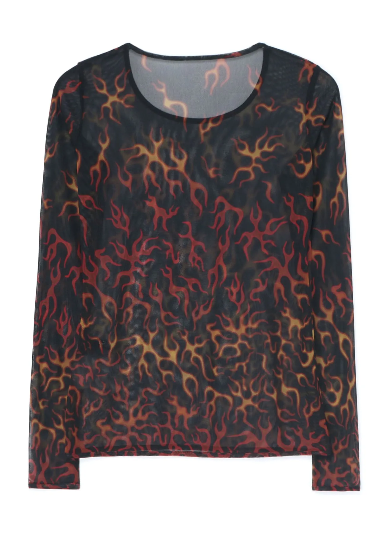 FIRE PRINT SLIM FIT TOP sold by Yohji Yamamoto product image thumbnail 3