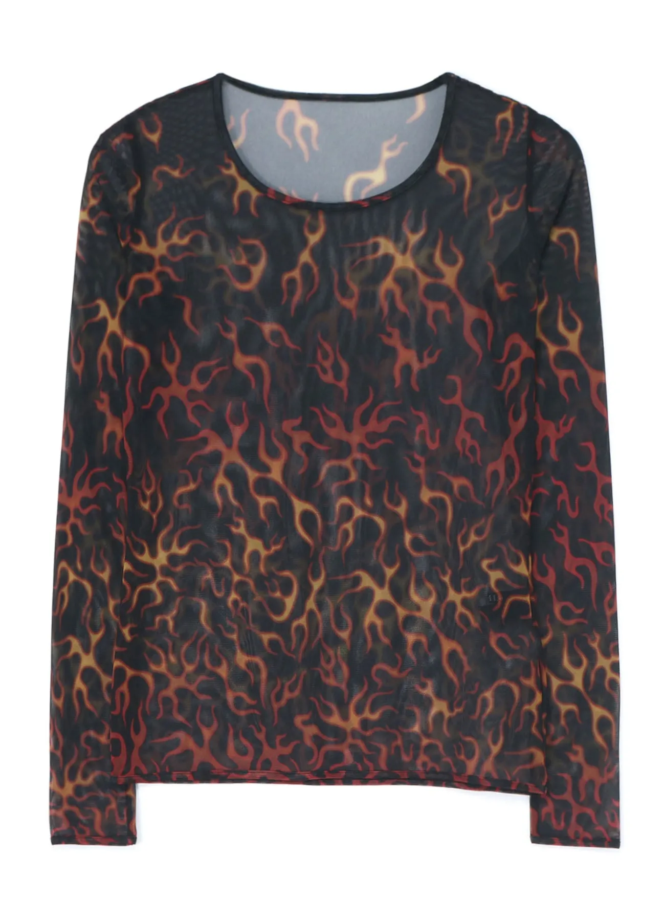 FIRE PRINT SLIM FIT TOP sold by Yohji Yamamoto product image thumbnail 2