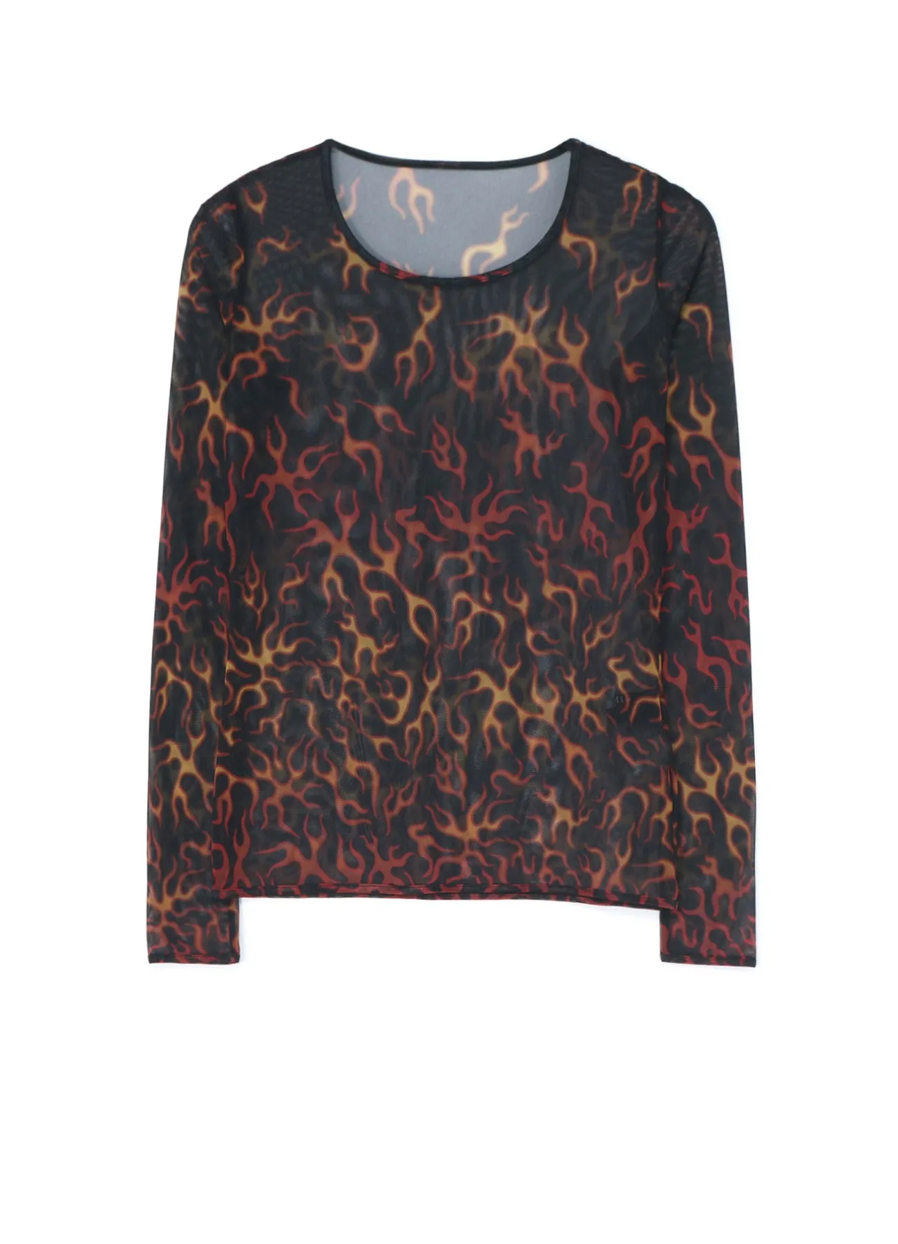 FIRE PRINT SLIM FIT TOP sold by Yohji Yamamoto