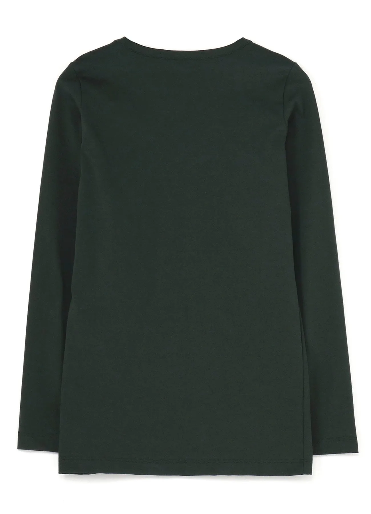 Cotton Colour Plain Stitch Basic Long Sleeve T sold by Yohji Yamamoto product image thumbnail 3
