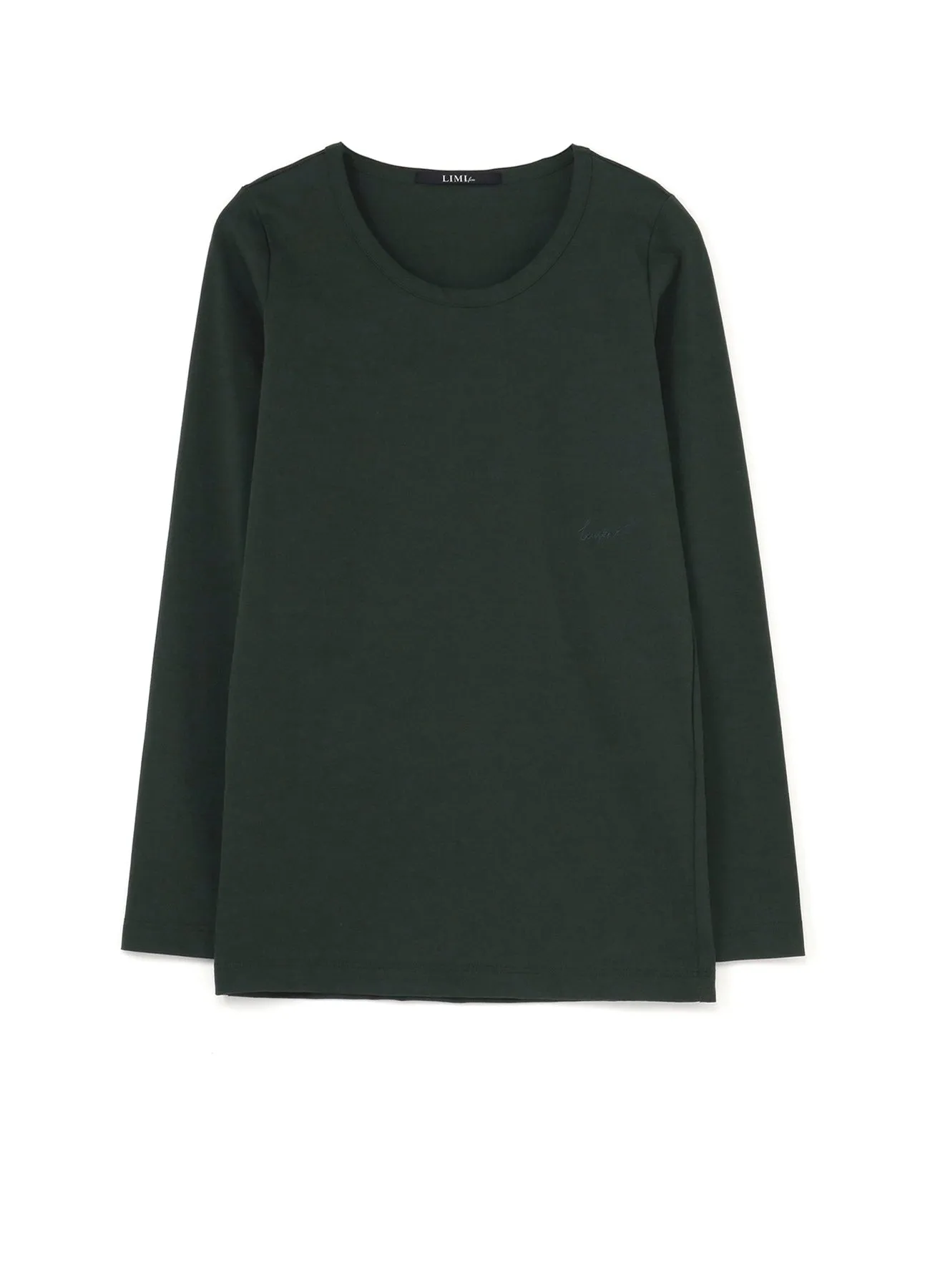 Cotton Colour Plain Stitch Basic Long Sleeve T sold by Yohji Yamamoto