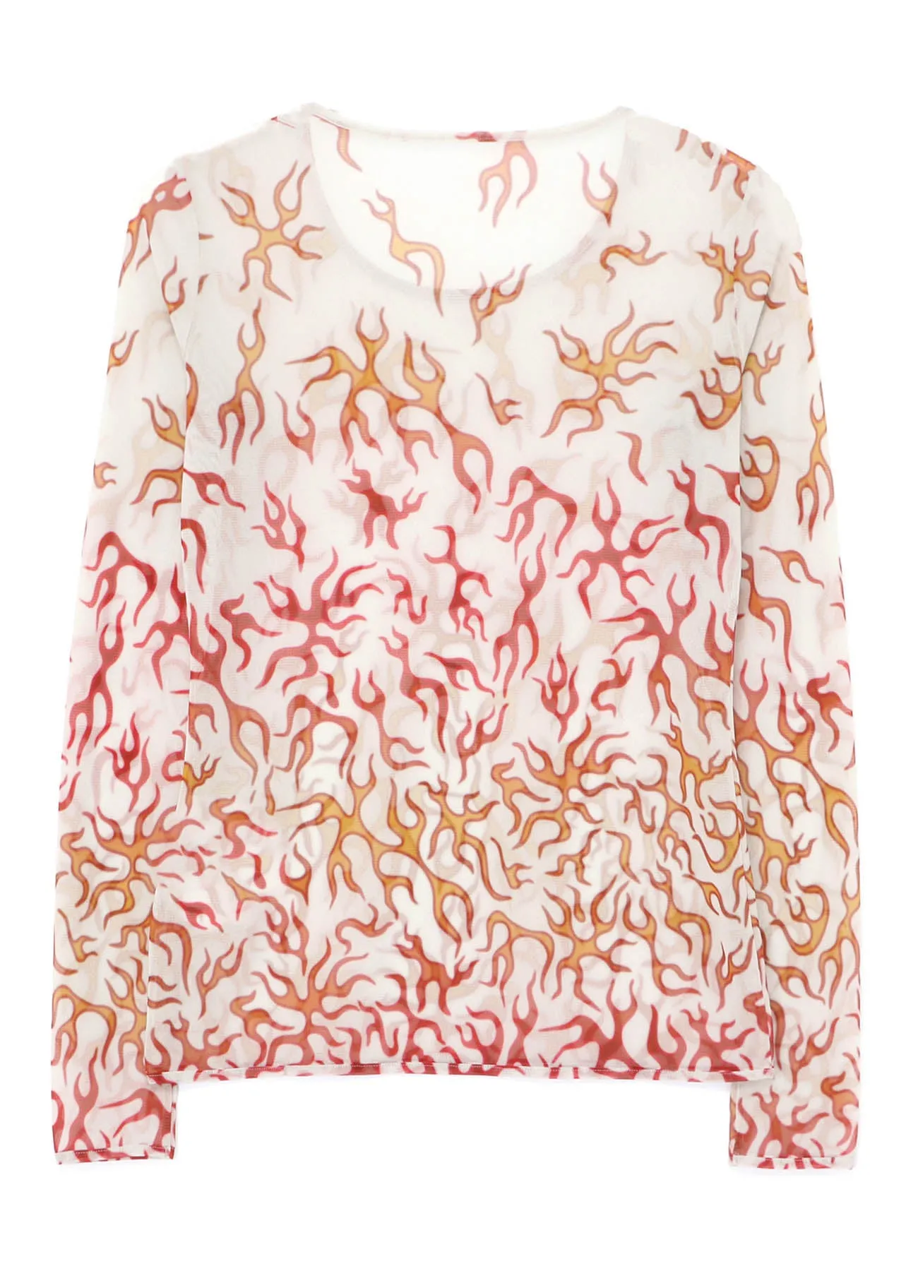 FIRE PRINT SLIM FIT TOP sold by Yohji Yamamoto product image thumbnail 3