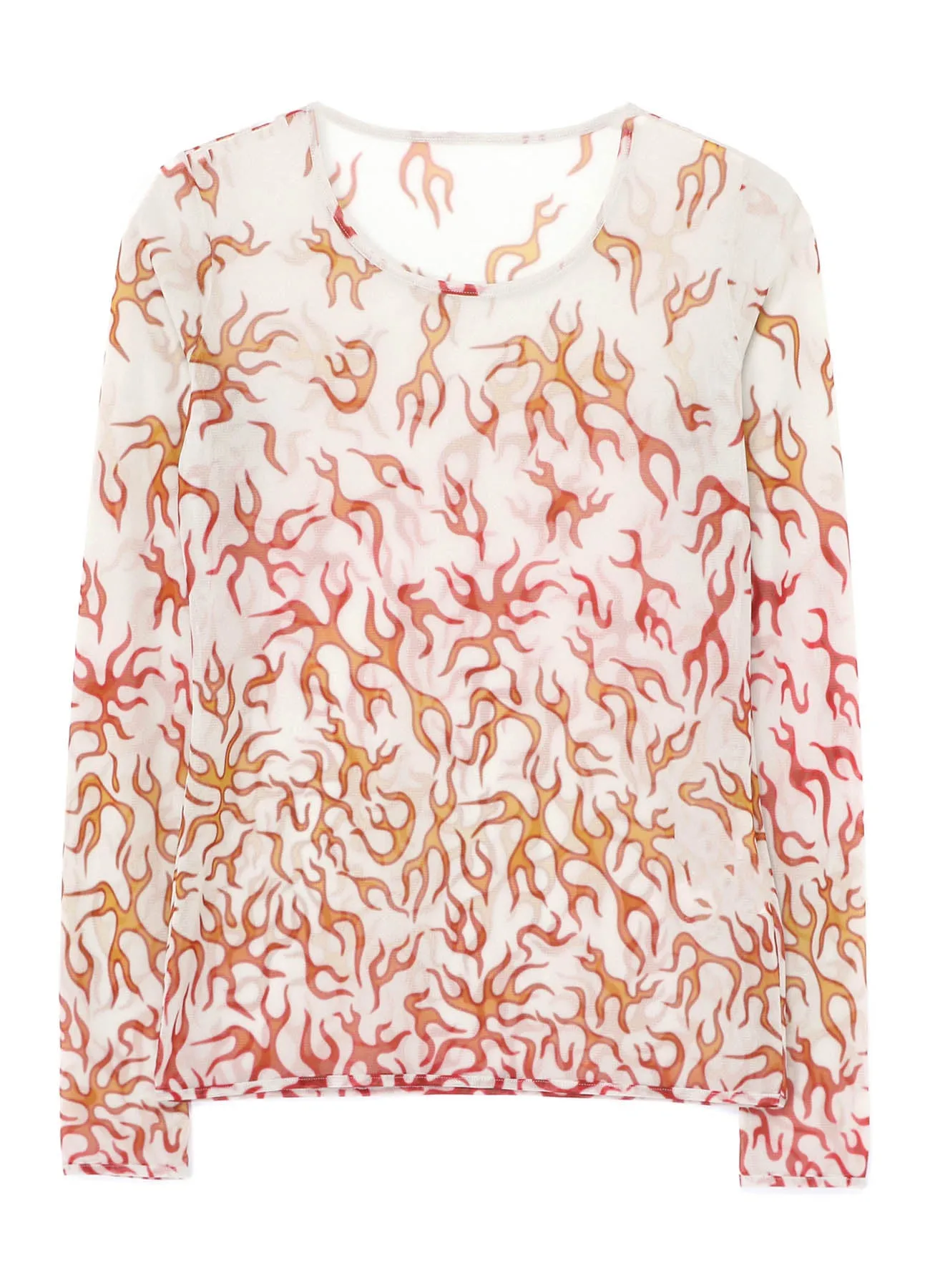 FIRE PRINT SLIM FIT TOP sold by Yohji Yamamoto product image thumbnail 2