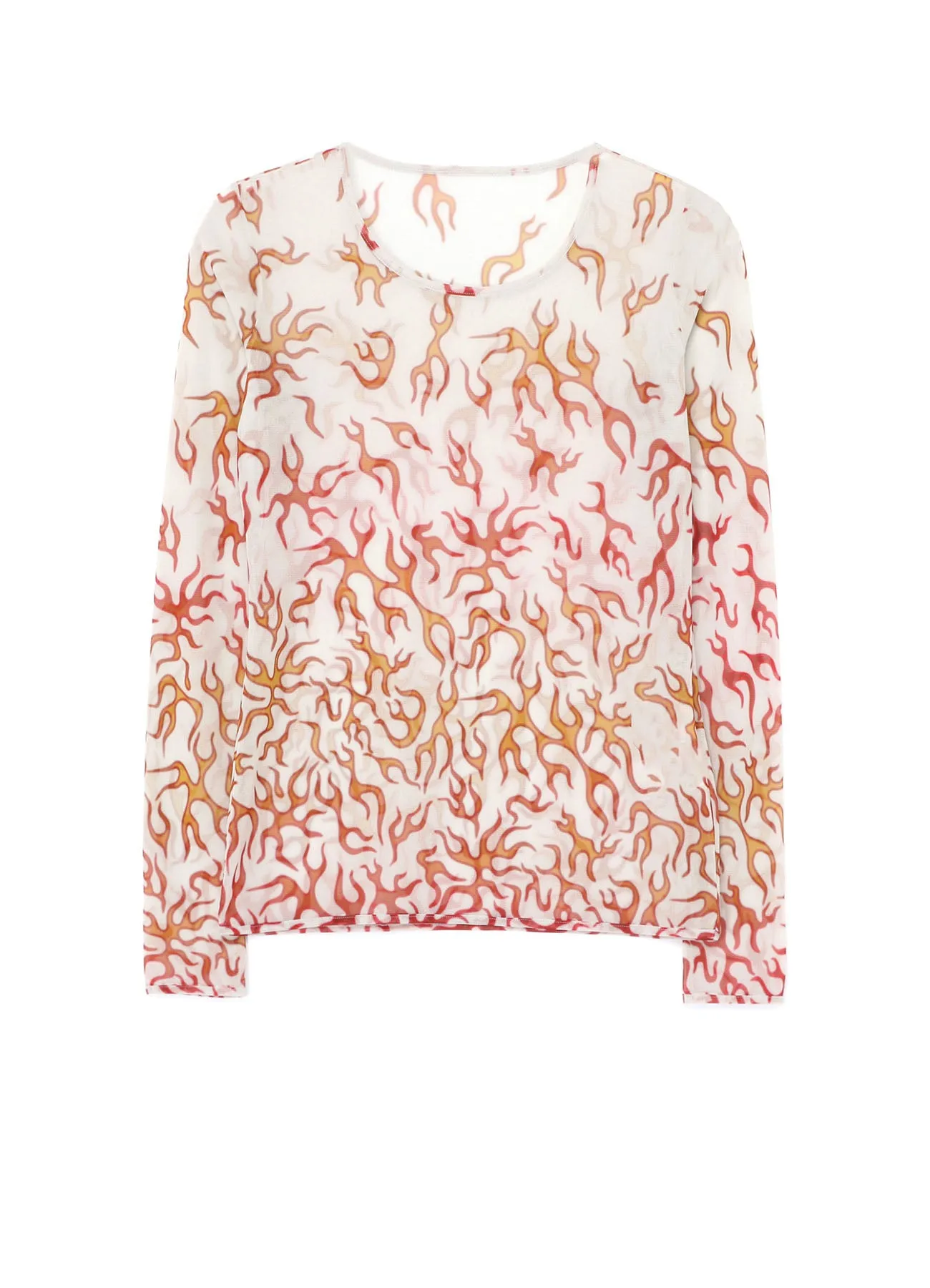 FIRE PRINT SLIM FIT TOP sold by Yohji Yamamoto