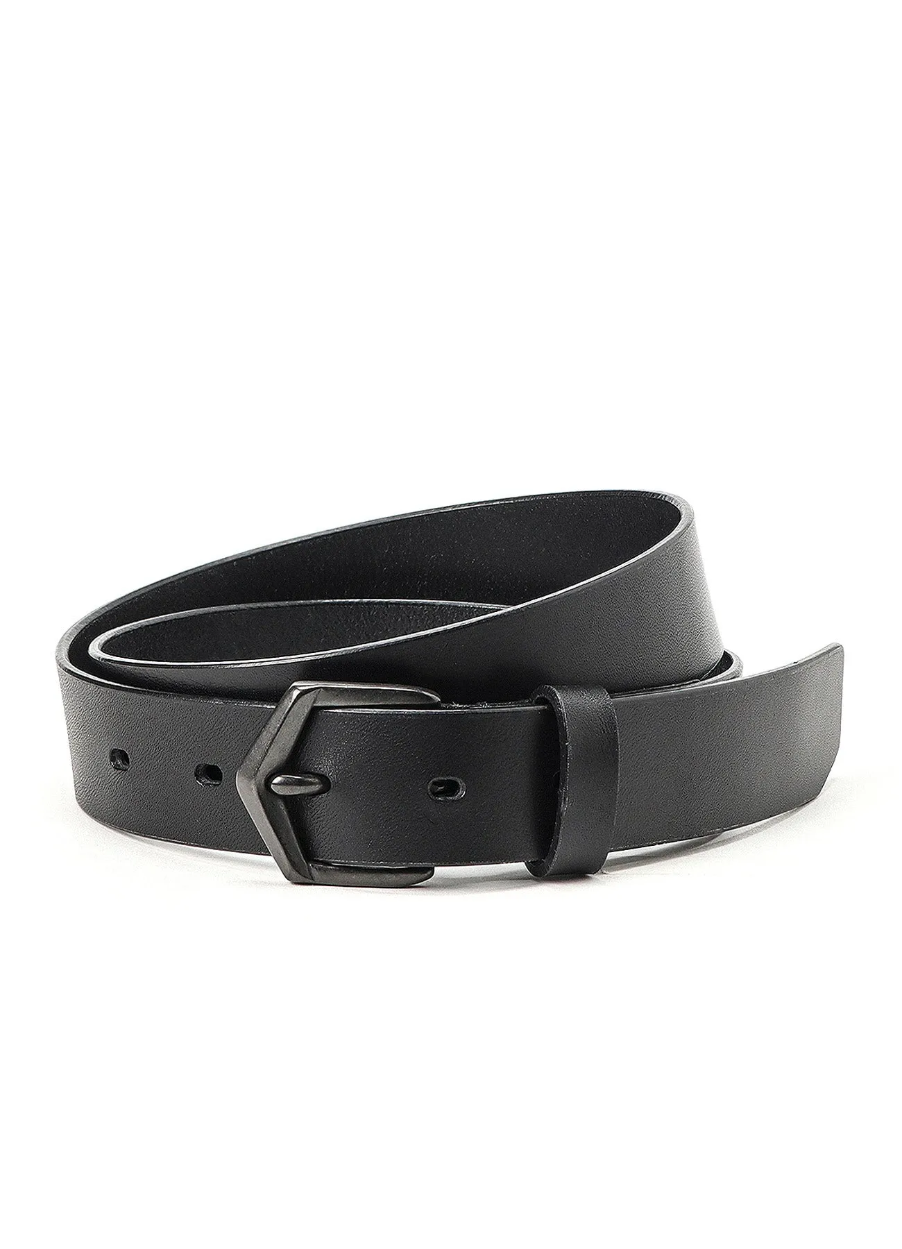 MATTE SOFT OIL LEATHER 30MM PLAIN BELT sold by Yohji Yamamoto product image thumbnail 2