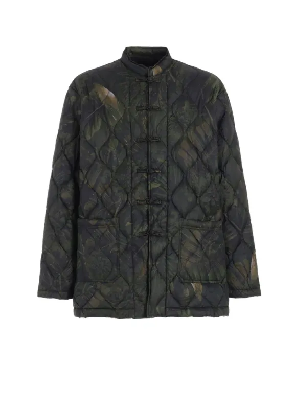 【S'YTE X TAION】DAHLIA CAMOUFLAGE QUILTED DOWN CHINA JACKET sold by Yohji Yamamoto