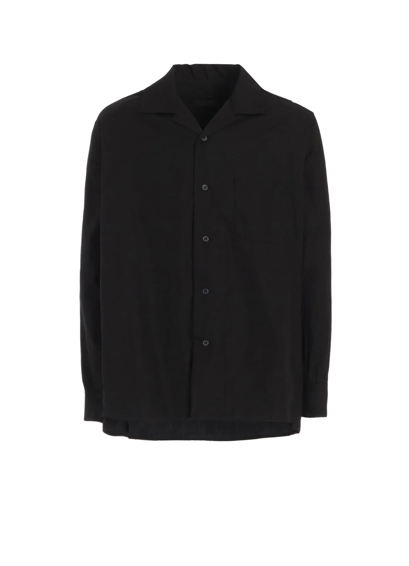 COTTON BROAD LOOSE-FIT OPEN COLLAR SHIRT sold by Yohji Yamamoto