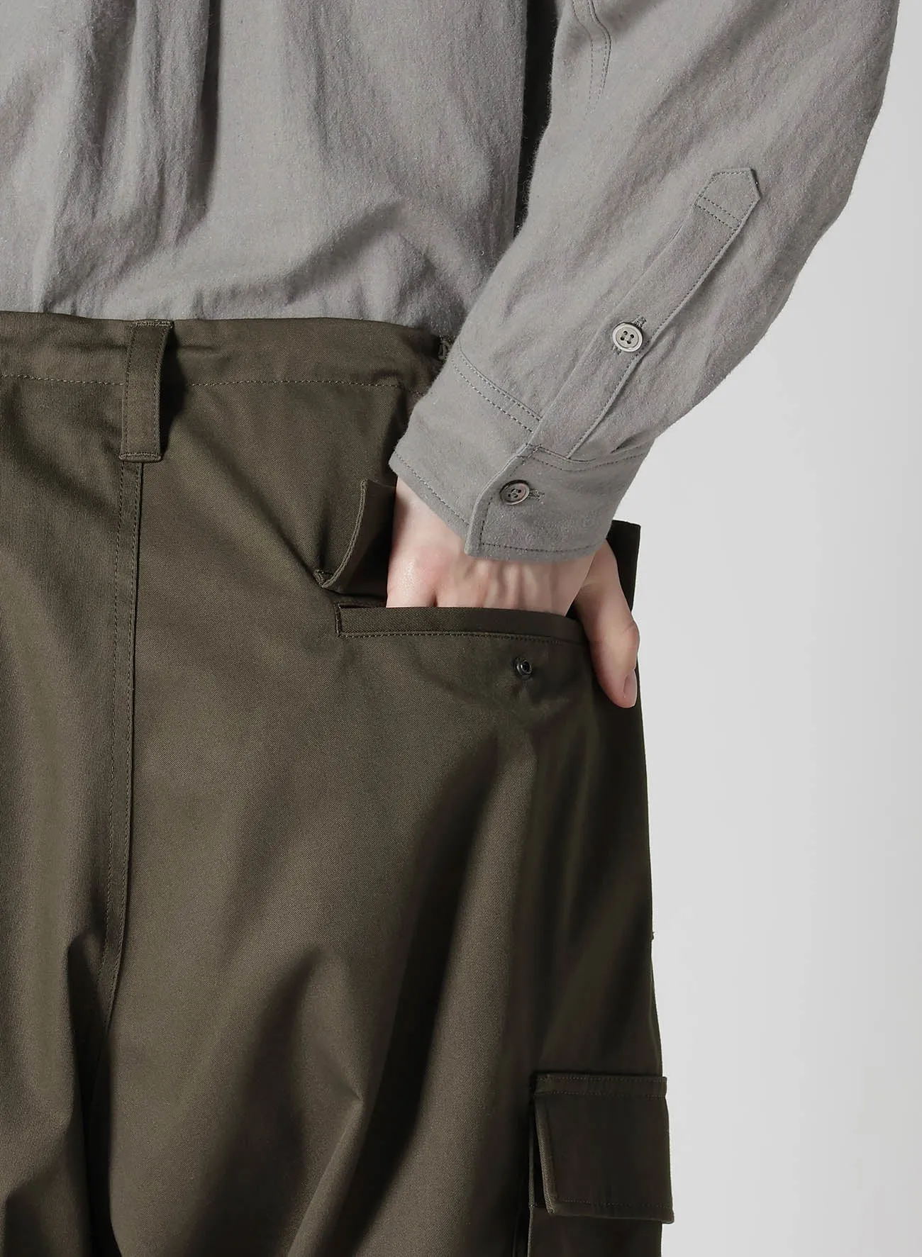 T/C TWILL CARGO PANTS sold by Yohji Yamamoto product image thumbnail 3