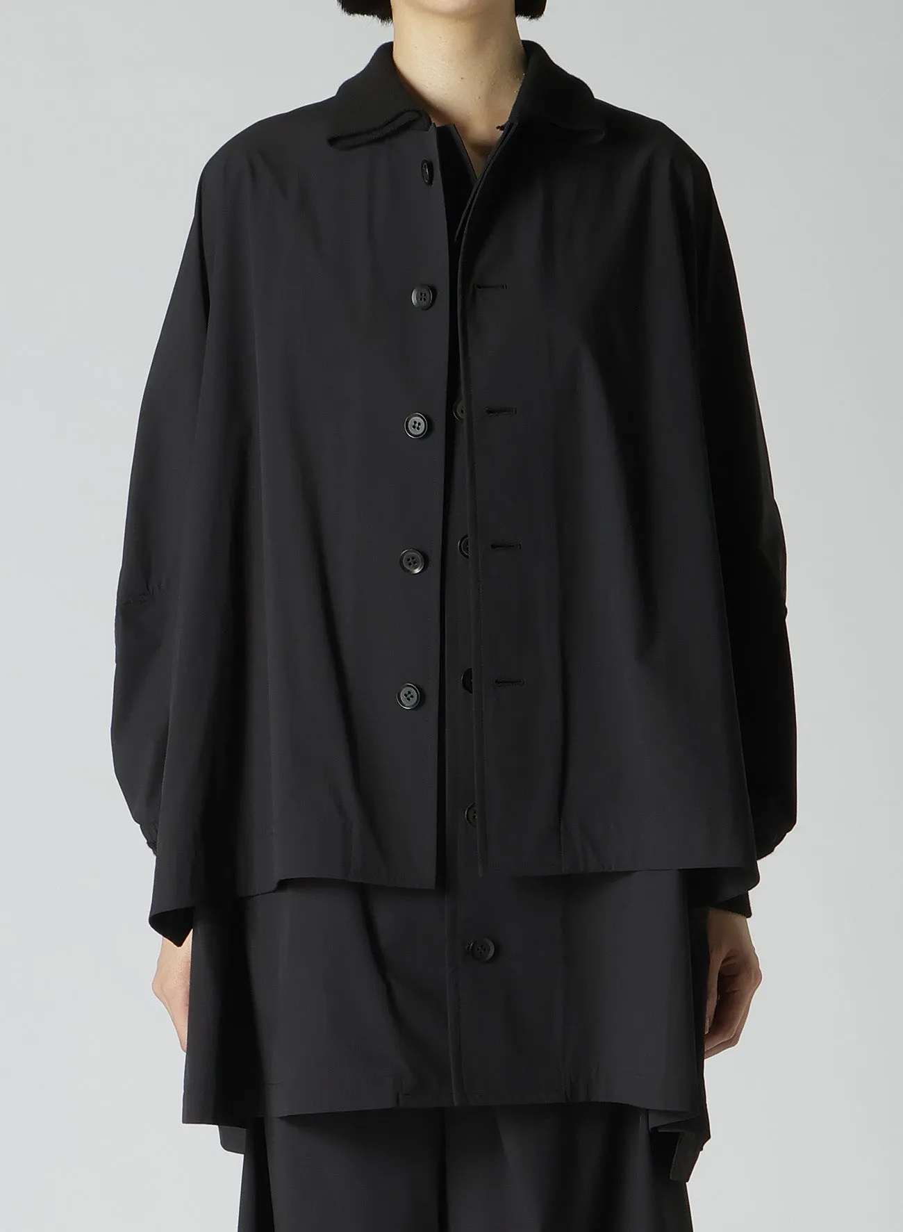 Ny STRETCH DOUBLE LAYERED PADDED COAT sold by Yohji Yamamoto product image thumbnail 2
