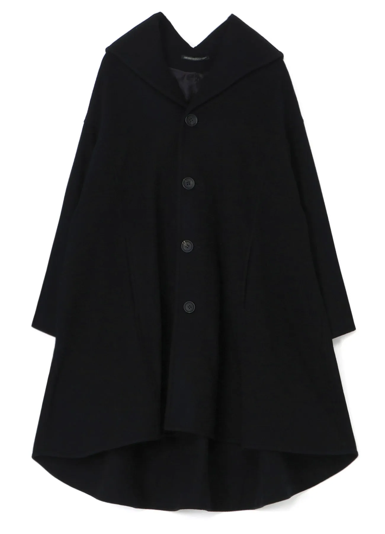 AIRY MOSSER B COLLAR FLARE COAT sold by Yohji Yamamoto product image thumbnail 2
