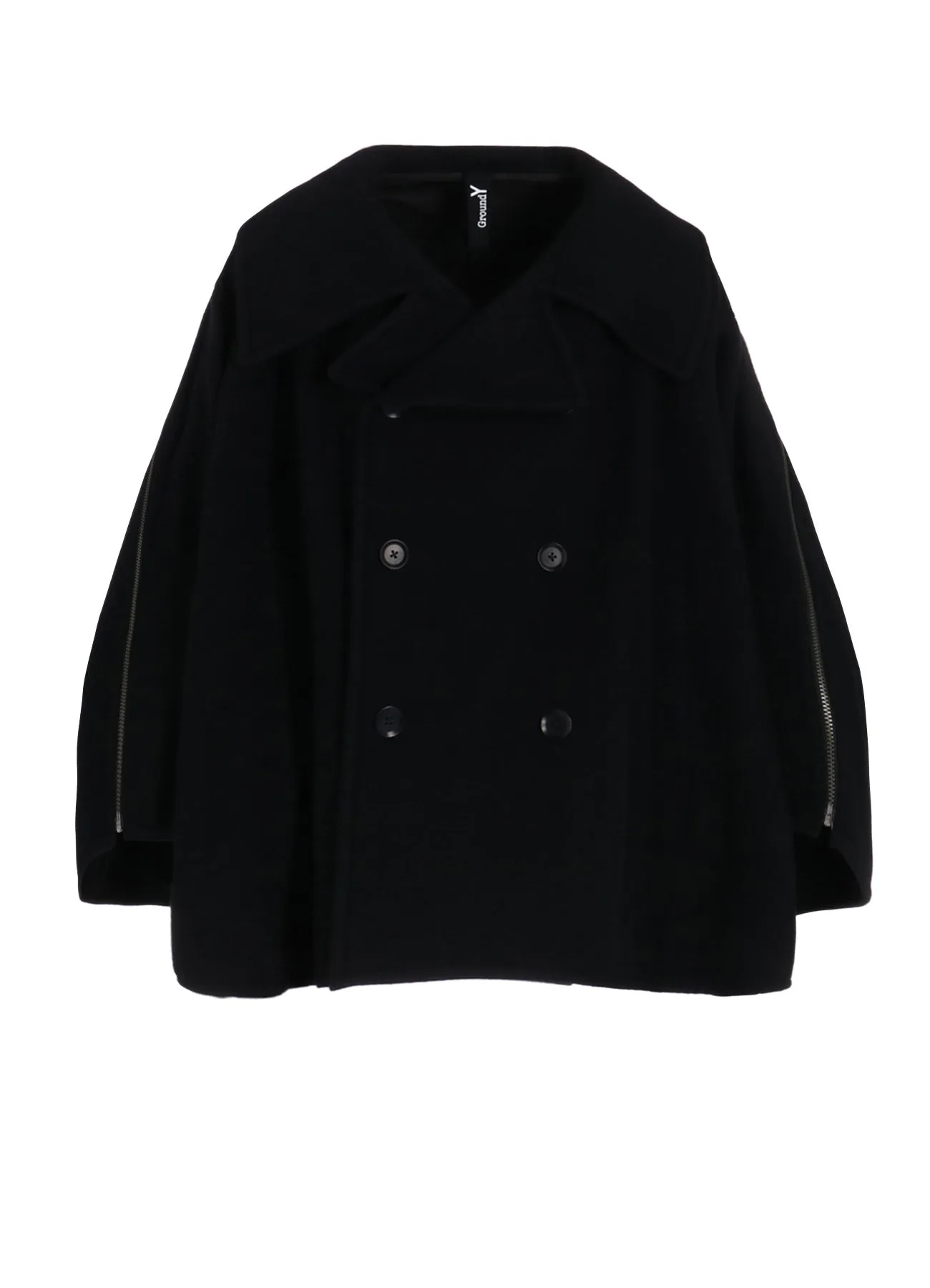 AIRY MOSSER SLEEVE ZIPPER COAT sold by Yohji Yamamoto