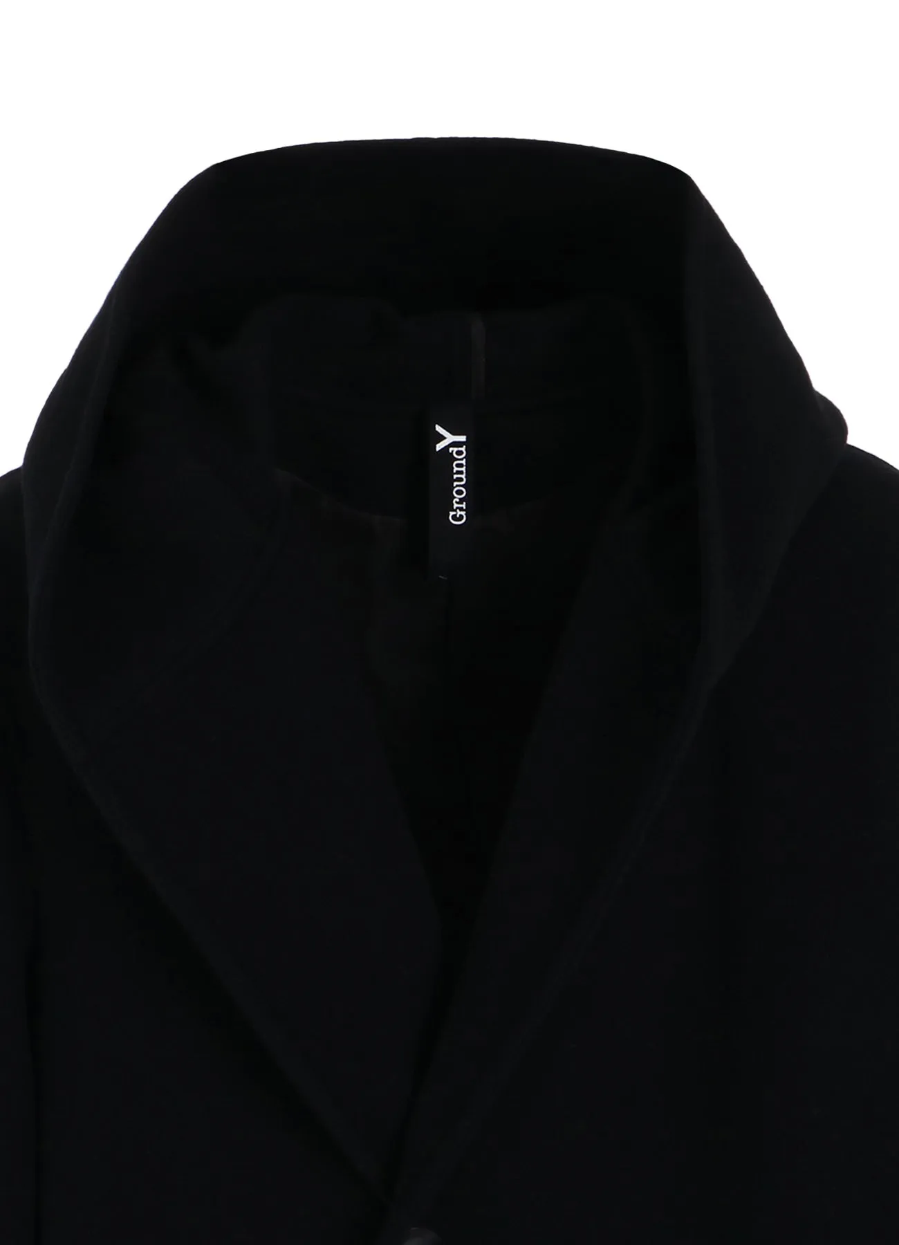 AIRY MOSSER TRUNCATED HOOD COAT sold by Yohji Yamamoto product image thumbnail 5