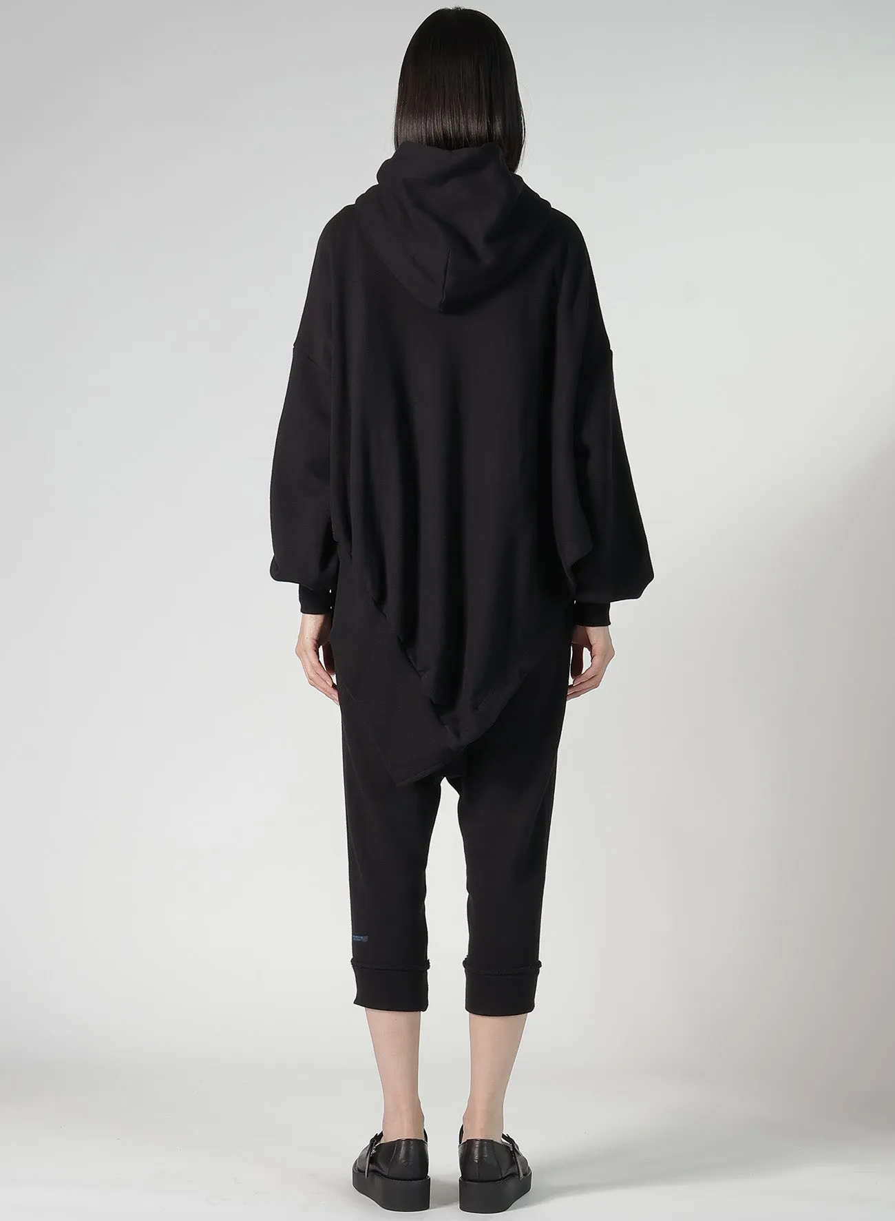 LIY/C FRENCH TERRY R-UNBALANCED HOODY sold by Yohji Yamamoto product image thumbnail 5