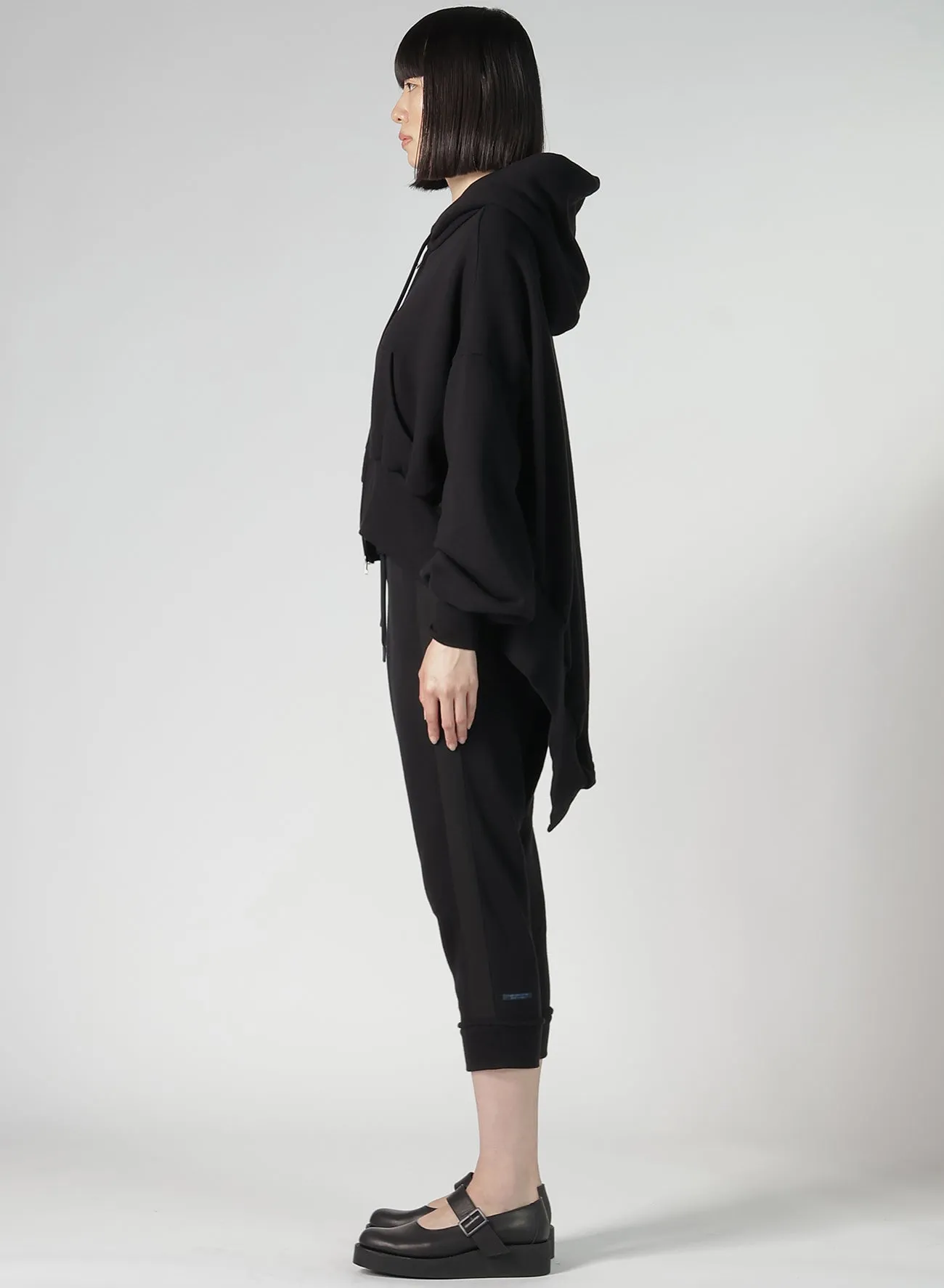 LIY/C FRENCH TERRY R-UNBALANCED HOODY sold by Yohji Yamamoto product image thumbnail 4
