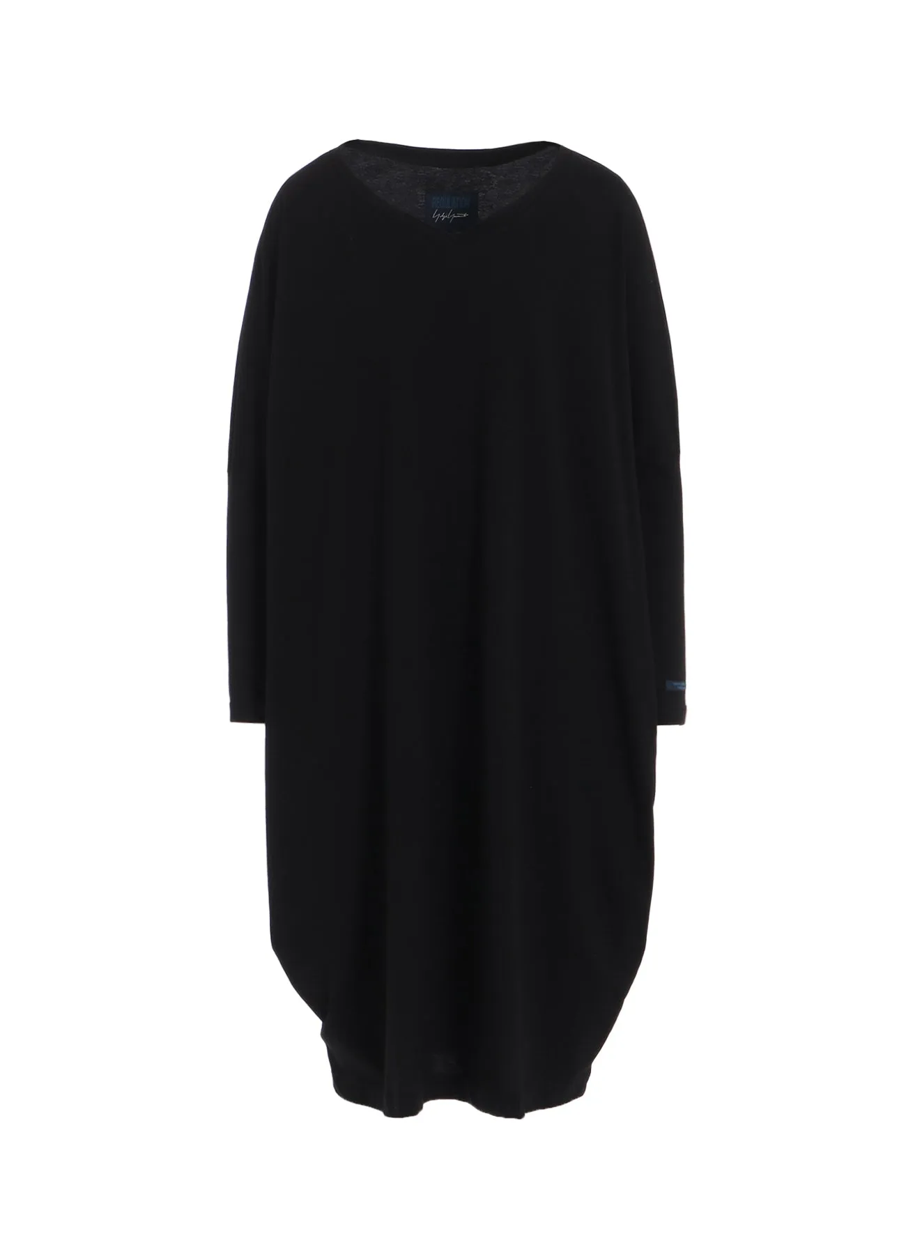 COTTON SINGLE JERSEY R-DOLMAN BIG DRESS sold by Yohji Yamamoto