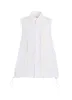 BROAD R-SLEEVELESS TIE BLOUSE sold by Yohji Yamamoto