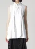 BROAD R-SLEEVELESS TIE BLOUSE sold by Yohji Yamamoto