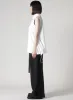 BROAD R-SLEEVELESS TIE BLOUSE sold by Yohji Yamamoto