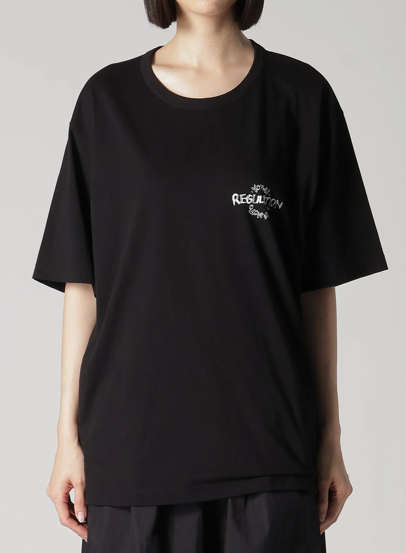 HIGH GAUGE SINGLE JERSEY R-LOGO PT T A sold by Yohji Yamamoto product image thumbnail 2