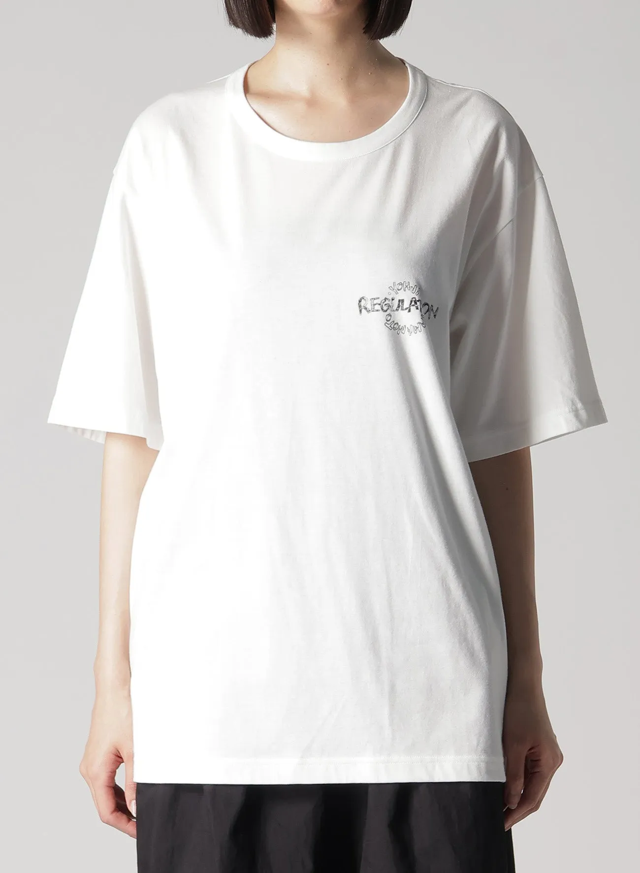 HIGH GAUGE SINGLE JERSEY R-LOGO PT T A sold by Yohji Yamamoto product image thumbnail 2