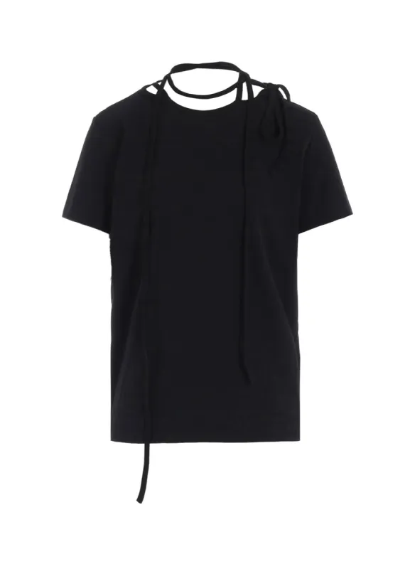 COTTON SINGLE JERSEY R-BINDER SHORT SLV T sold by Yohji Yamamoto